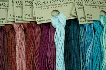 ULTRAVIOLET 2336 Weeks Dye Works WDW hand-dyed embroidery floss cross stitch thread at thecottageneedle.com